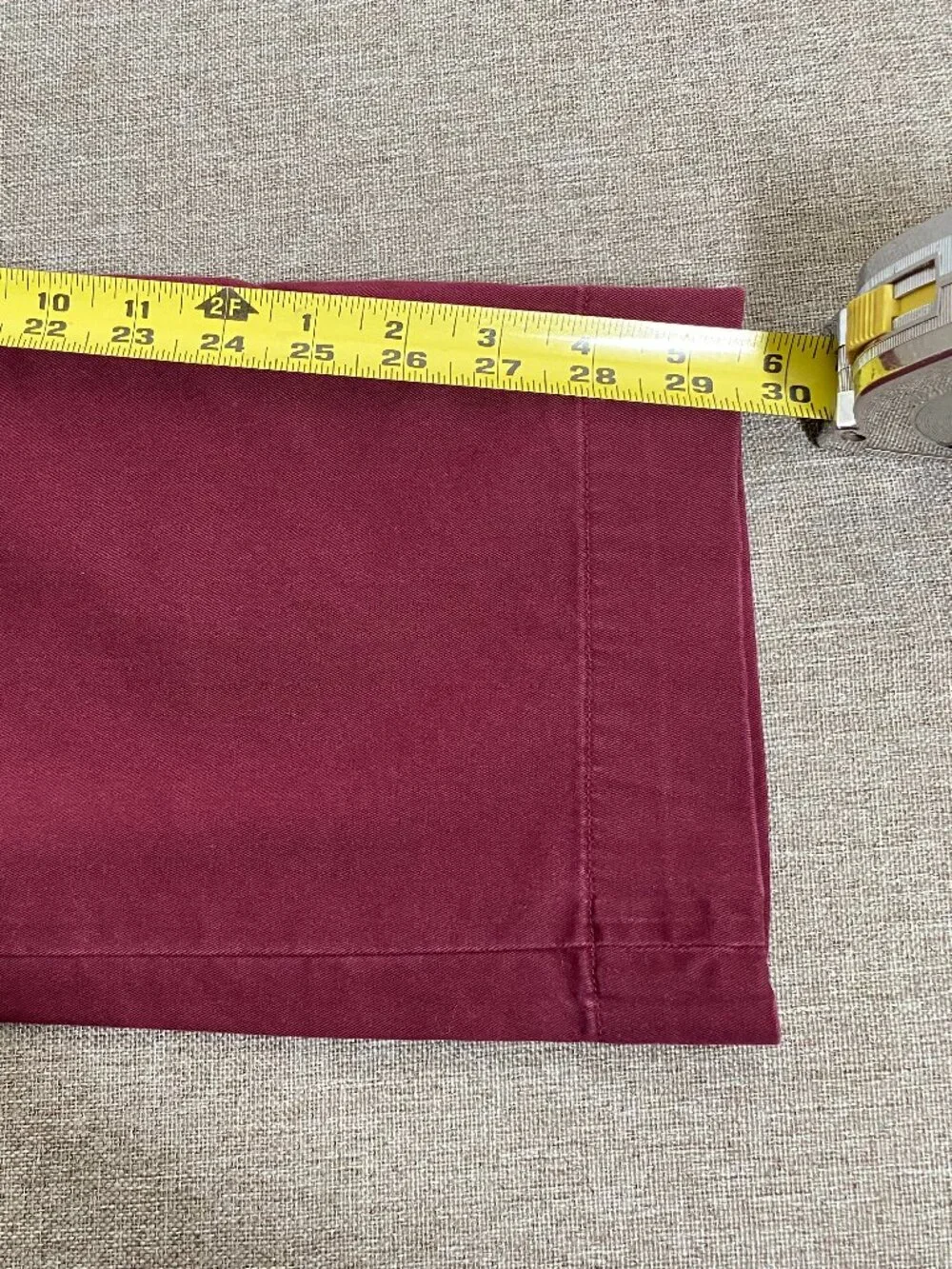 Polo Ralph Lauren Straight Fit Chino Pants Men's 36 x 30 Mid Rise Burgundy